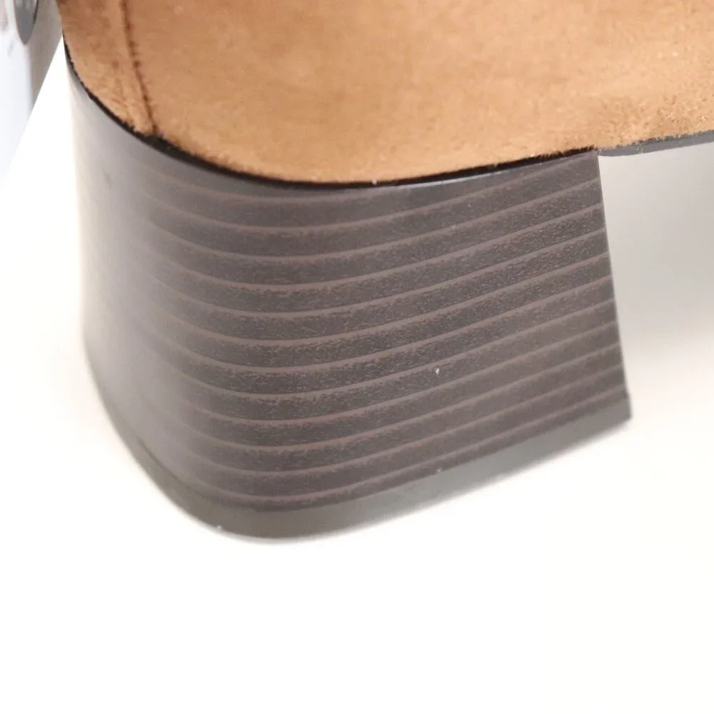 Liz Claiborne Women's Tan‎ Swede Boots New with Tags and Zippers on Sides